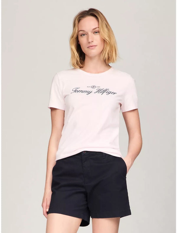 Tommy Hilfiger Playera con firma bordada