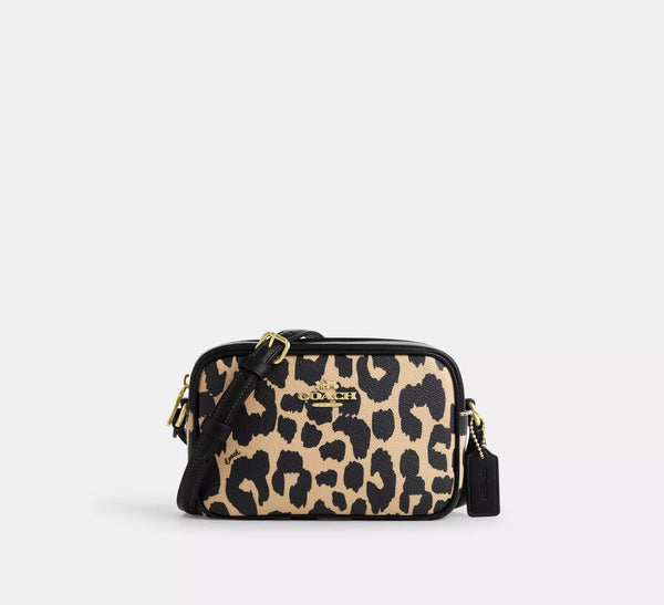 Coach Crossbody Camera animal print