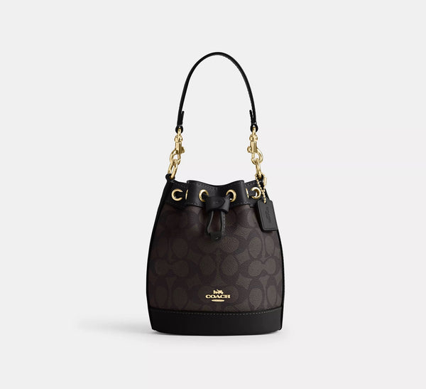 Coach Mini Bucket con monograma