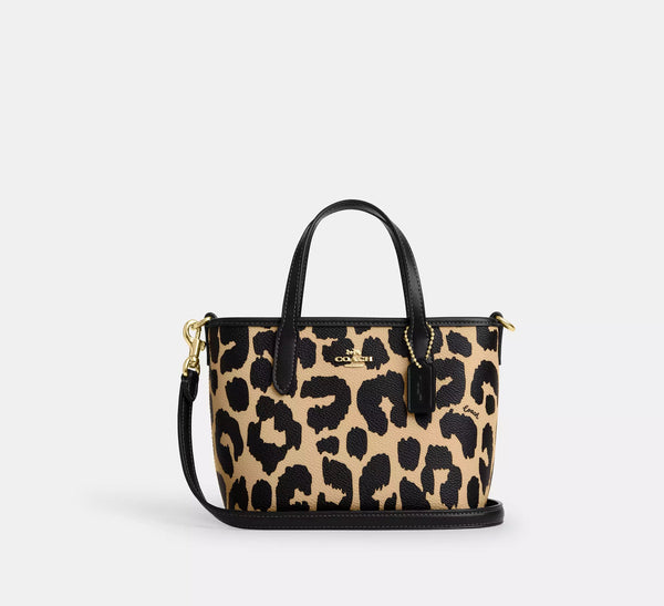 Coach Crossbody Mini City animal print